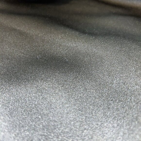 Evening Gown Long Black Beaded Bodice and Fringe, Sleeveless Dress Women’s 8-10 - Picture 14 of 15